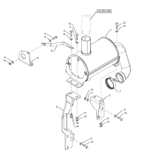 87474195 - глушитель